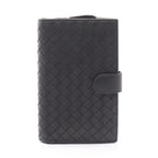 Bottega Veneta Bifold Wallet Intrecciato Black Leather
