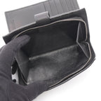 Bottega Veneta Bifold Wallet Intrecciato Black Leather — view 4
