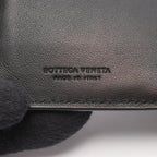 Bottega Veneta Bifold Wallet Intrecciato Black Leather — view 5