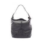 Bottega Veneta Tote Intrecciato Black Leather Shoulder Bag