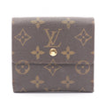 Louis Vuitton Hook Wallet Portefeuille Monogram Roulis Violet Brown White