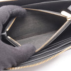 Dior Round Wallet Lady Cannage Black Leather Handbag — view 4