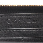 Dior Round Wallet Lady Cannage Black Leather Handbag — view 5
