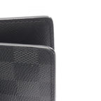 Louis Vuitton Bifold Wallet Portefeuille Brazza Damier Graphite Canvas Leather — view 9