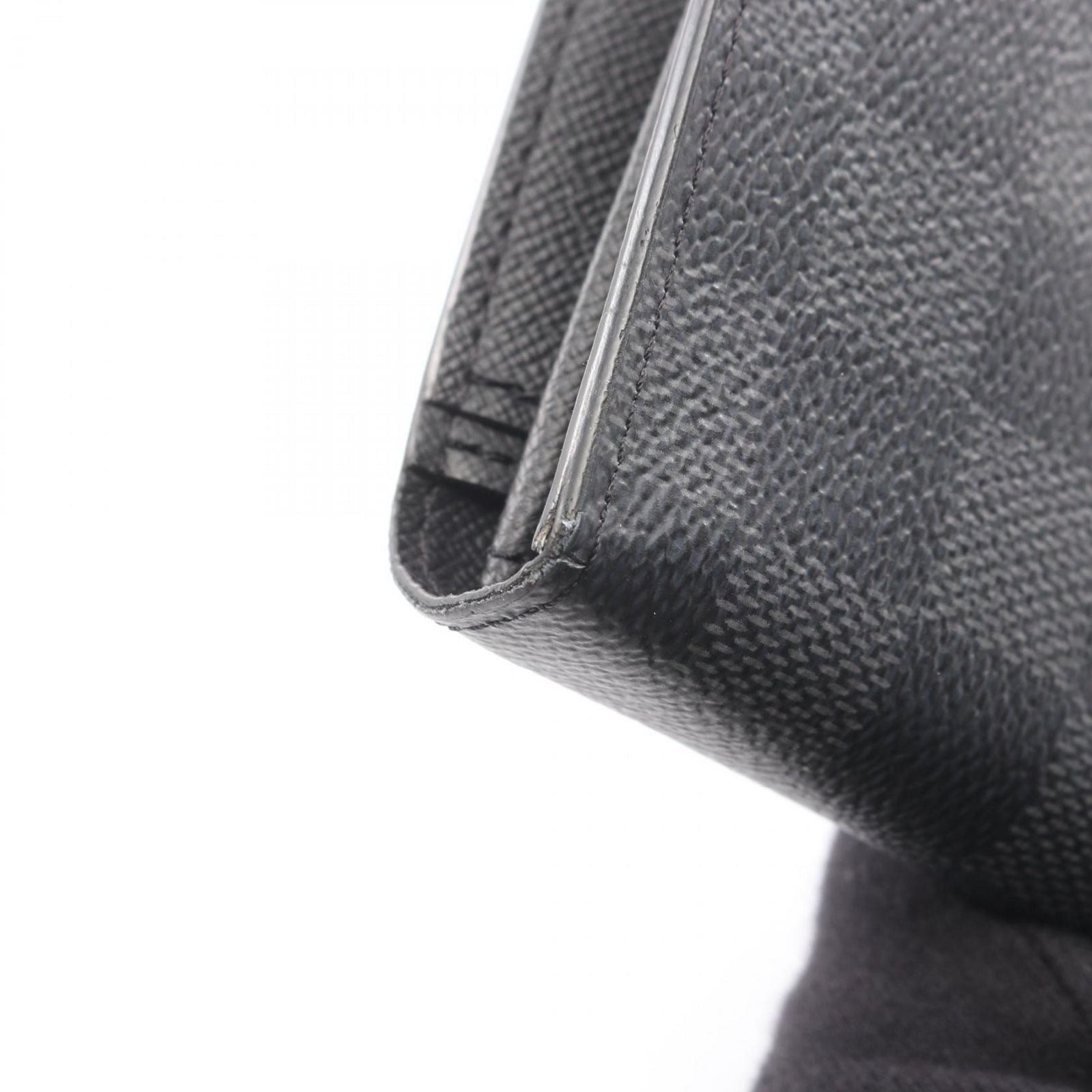 Louis Vuitton Bifold Wallet Portefeuille Brazza Damier Graphite Canvas Leather — view 8