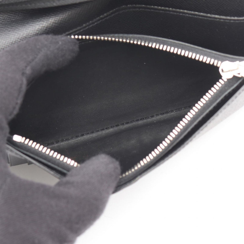 Louis Vuitton Bifold Wallet Portefeuille Brazza Damier Graphite Canvas Leather — view 4