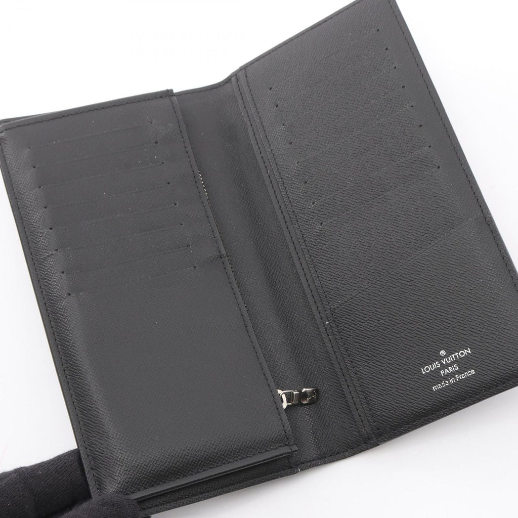 Louis Vuitton Bifold Wallet Portefeuille Brazza Damier Graphite Canvas Leather — view 3