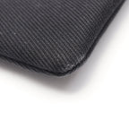 Saint Laurent Paris Clutch Rive Gauche Black White Canvas Leather — view 7