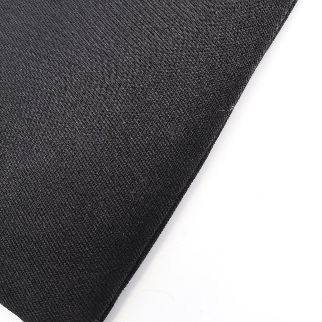 Saint Laurent Paris Clutch Rive Gauche Black White Canvas Leather — view 5