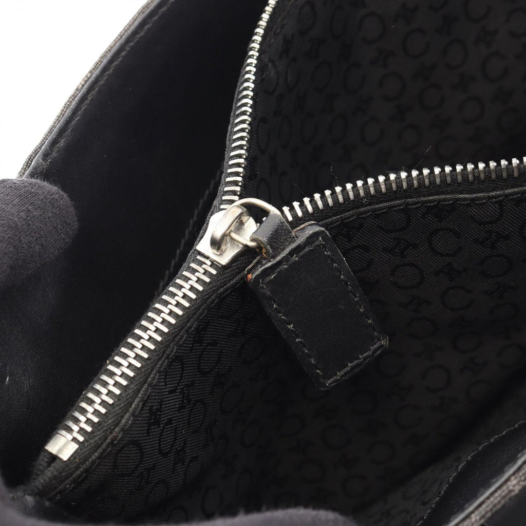 Celine Tote C Macadam Black Canvas Leather C — view 9