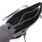 Celine Tote C Macadam Black Canvas Leather C — view 3