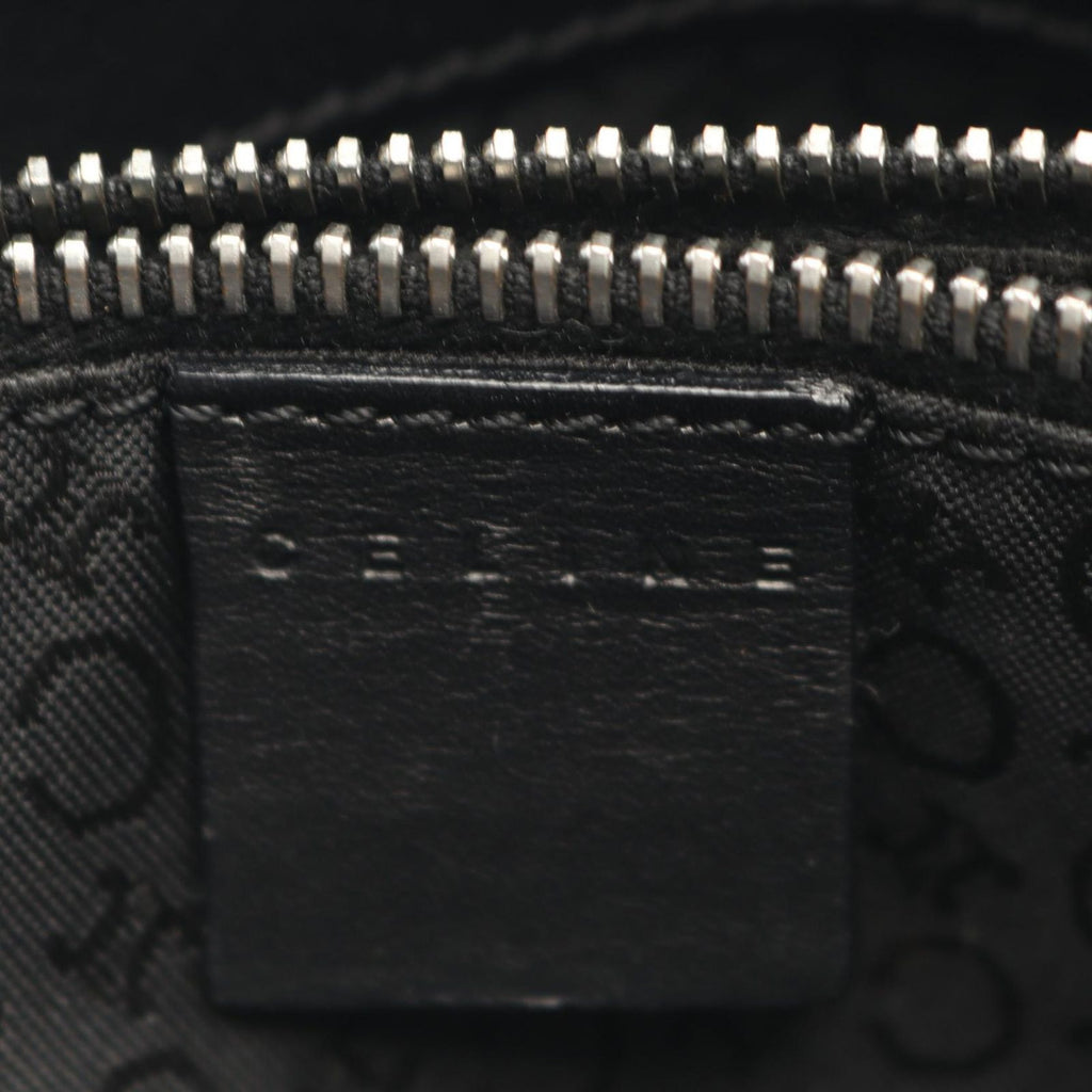 Celine Tote C Macadam Black Canvas Leather C — view 4