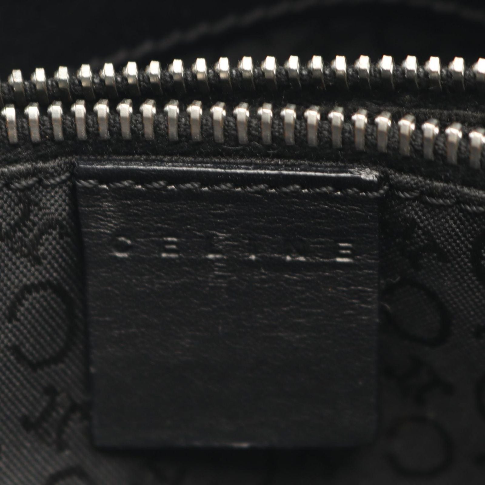 Celine Tote C Macadam Black Canvas Leather C — view 4