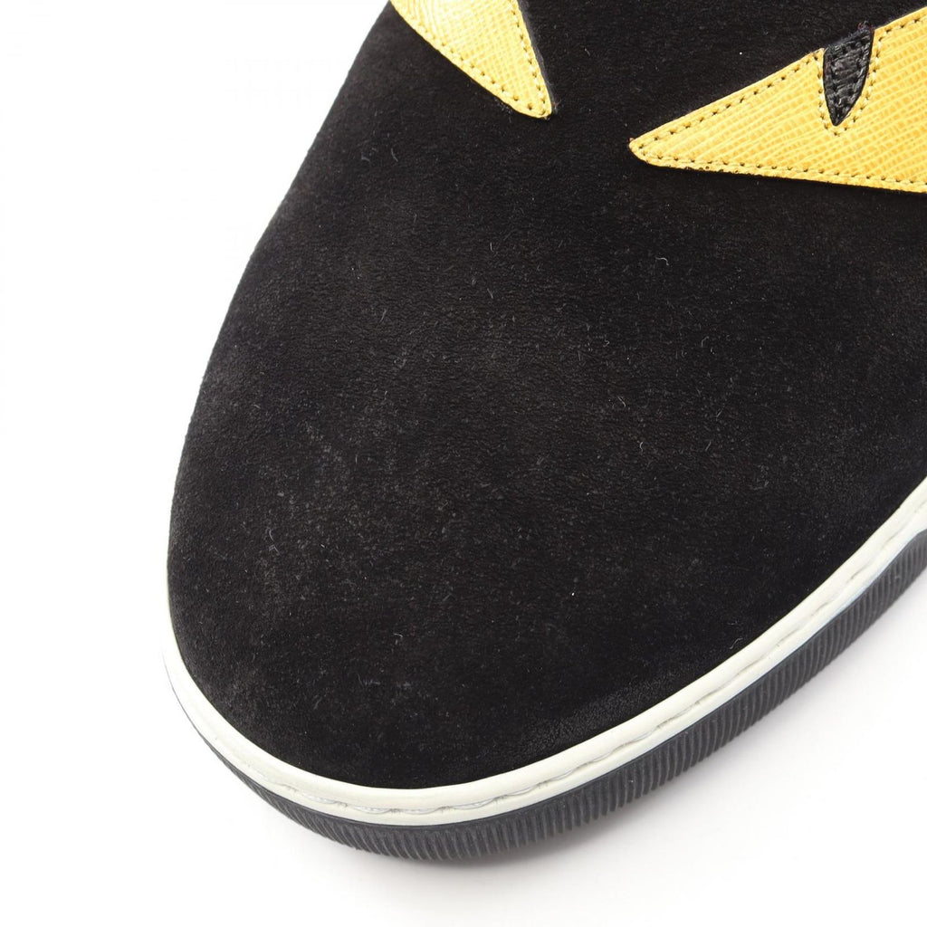 Fendi Slip on Monster Star Bugs Eye Studs Suede Leather Shoes — view 8