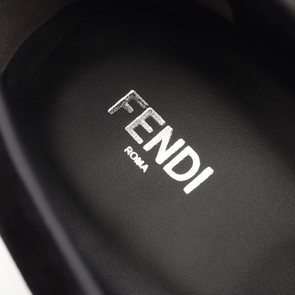 Fendi Slip on Monster Star Bugs Eye Studs Suede Leather Shoes — view 5