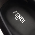 Fendi Slip on Monster Star Bugs Eye Studs Suede Leather Shoes — view 5