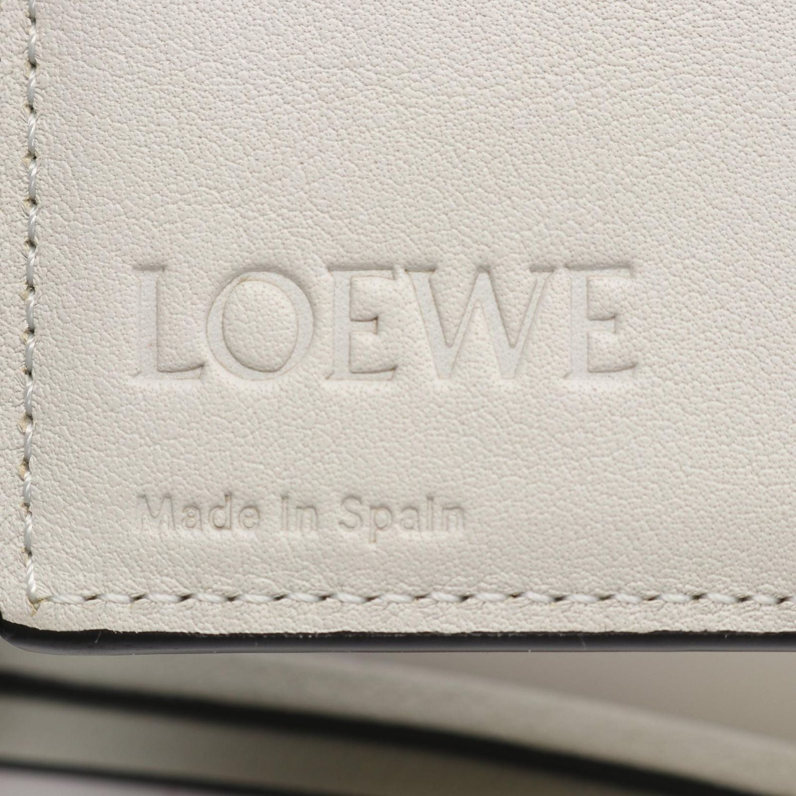 Loewe Bifold Wallet Light Yellow Leather Compact Zip — view 5