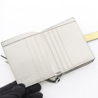 Loewe Bifold Wallet Light Yellow Leather Compact Zip — view 3