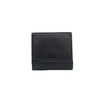 Loewe Anagram Logo Nappa Leather Trifold Wallet Mini Card Case Black Purple — view 2