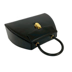 Loewe Vintage Anagram Logo Calf Leather Handbag Mini Tote Black — view 4