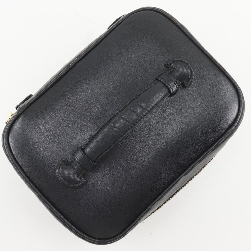 Chanel Bicolor Pouch Calf Black Vanity — view 4