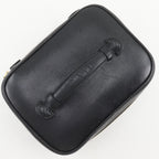 Chanel Bicolor Pouch Calf Black Vanity — view 4