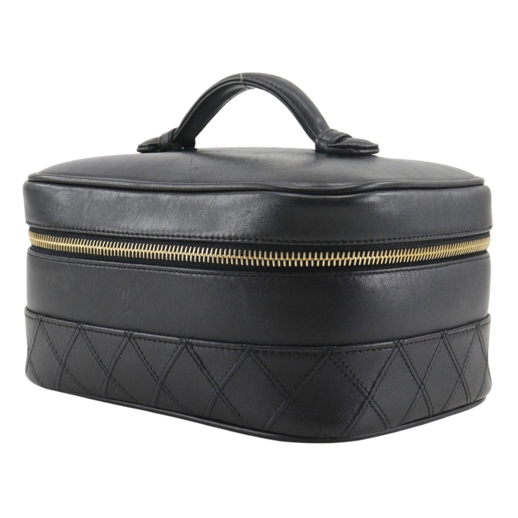 Chanel Bicolor Pouch Calf Black Vanity — view 2