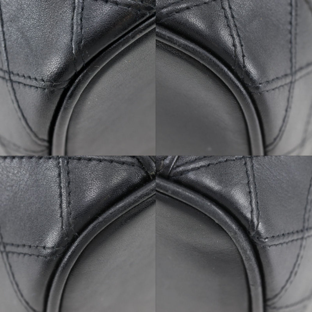 Chanel Bicolor Pouch Calf Black Vanity — view 5