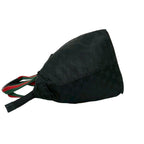 Gucci Sherry Line GG Canvas Nylon Tote Black Red Green — view 5