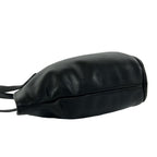 Dior CD Logo Leather Tote Shoulder Bag Black — view 5