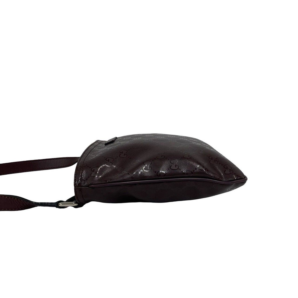 Gucci GG Supreme Logo All Over Pattern Leather Mini Shoulder Bag Pochette — view 5