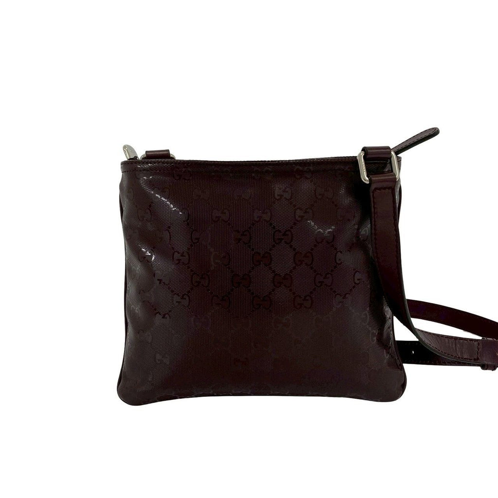 Gucci GG Supreme Logo All Over Pattern Leather Mini Shoulder Bag Pochette — view 3
