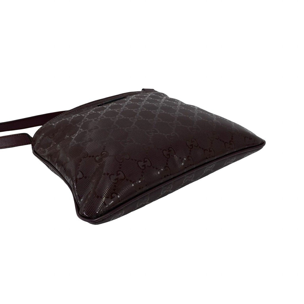 Gucci GG Supreme Logo All Over Pattern Leather Mini Shoulder Bag Pochette — view 7