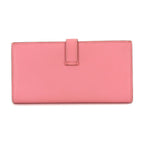 Hermes Bearn Souffle Bifold Wallet Epsom Rose Confetti Gold Soufflet — view 3