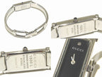 Gucci Bangle Watch Diamond Black Dial Silver SS Quartz — view 2