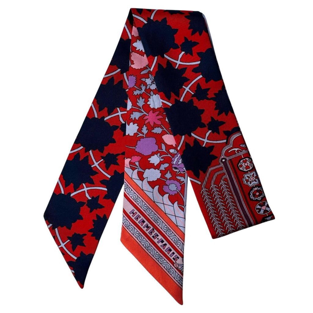 Hermes Tapis Persans Persian Carpet Silk Scarf