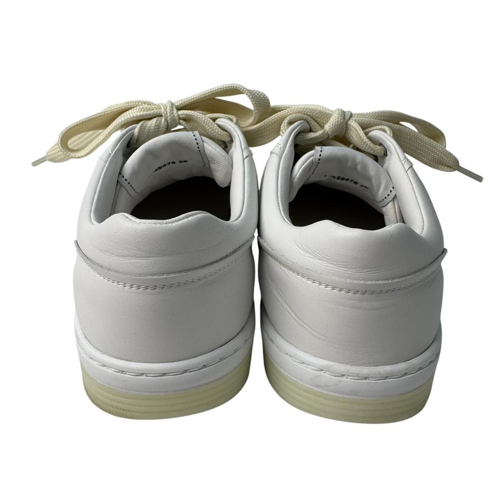 Chanel CC Logo Leather Sneakers — view 5