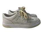 Chanel CC Logo Leather Sneakers — view 3