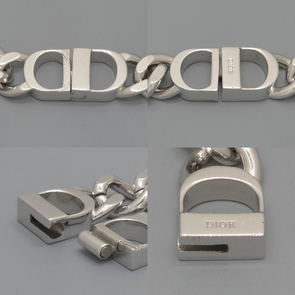 Dior CD Icon Chain Link Necklace 46 cm Silver — view 6