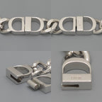 Dior CD Icon Chain Link Necklace 46 cm Silver — view 6