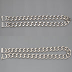Dior CD Icon Chain Link Necklace 46 cm Silver — view 3