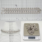 Dior CD Icon Chain Link Necklace 46 cm Silver — view 8