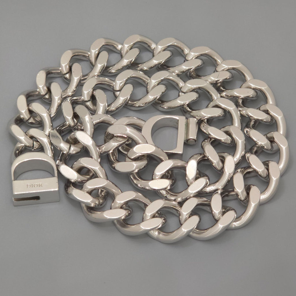 Dior CD Icon Chain Link Necklace 46 cm Silver — view 5