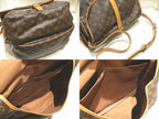 Louis Vuitton Saumur 35 Shoulder Bag Monogram Crossbody Brown — view 4