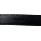 Saint Laurent YSL Yves Push Pin Buckle Belt 100 Shiny Leather — view 8