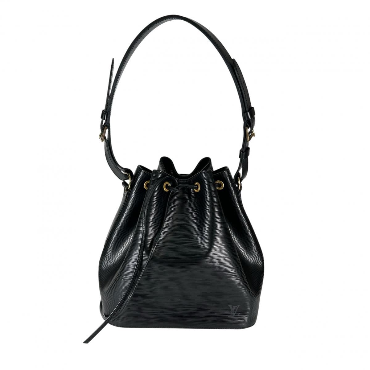 Louis Vuitton Noir Petit Noe Shoulder Bag Black