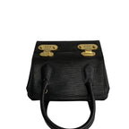 Fendi Logo Epi Leather 2-Way Vanity Makeup Box Shoulder Bag Black — view 6