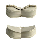 Dior Bobbi Small CD Logo Box Calf Leather Shoulder Bag White — view 7