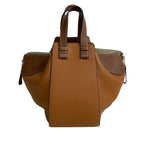 Loewe Hammock Small Anagram Logo Leather Shoulder Bag Brown — view 5