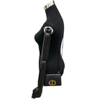 Dior Montaigne CD Logo Calf Leather Mini Shoulder Bag Black — view 2